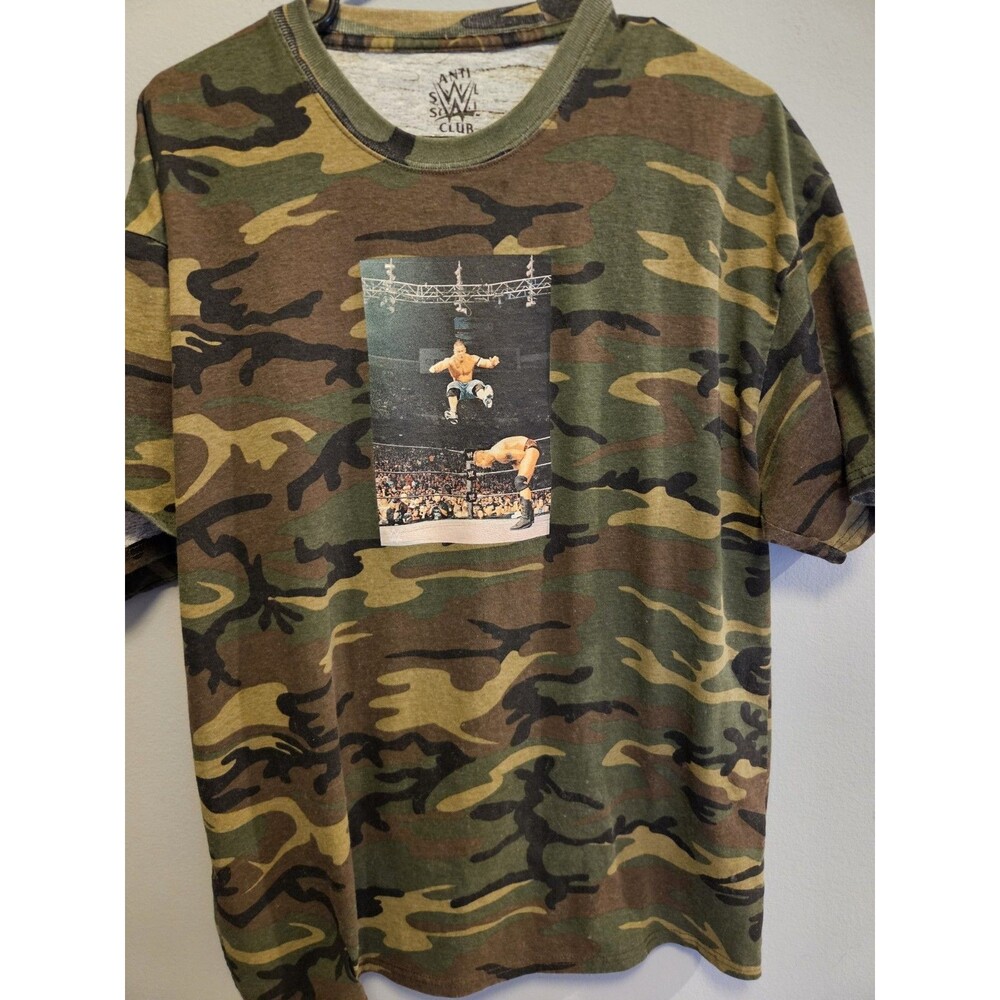 Anti Social Social Club x WWE John Cena You Can’t See Me Camo T Shirt ASSC XL